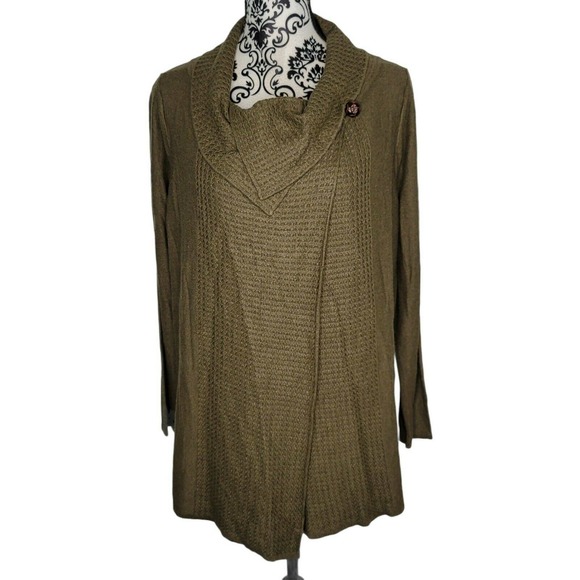 Soft Surroundings Miranda Wrap Waterfall Cardigan - Picture 1 of 6